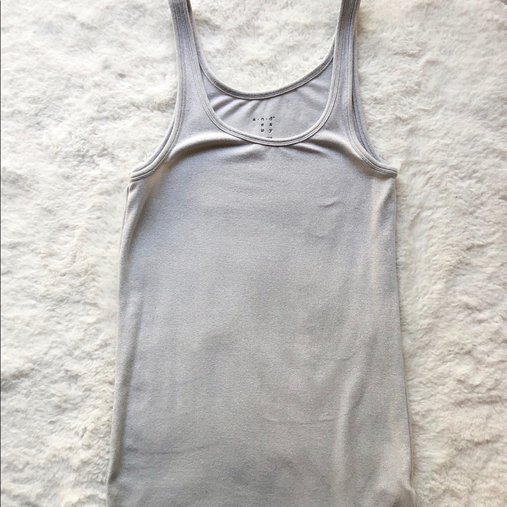 Sparkle gray tank